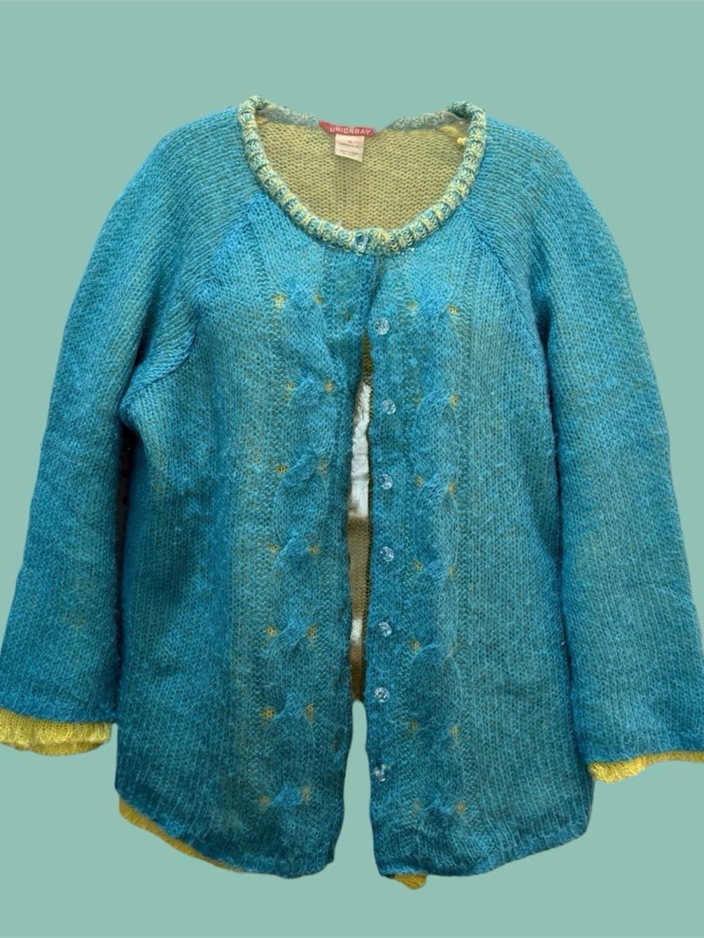 Vintage Unionbay Women’s Knit Cardigan – Size 1x